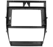 9 pulgadas 2din coche estéreo Radio Fascia para A6 C5 2002-2006 Tablero de Video Reproductor de DVD Panel Marco de montaje Trim