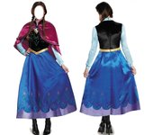 Disfraces de Anna para adultos Vestido de Mascarada Vestido de princesa Anna Disfraces de cosplay aaliti