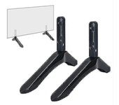 2 piezas de soporte de base de TV universal para televisores Samsung - 65 pulgadas Samsung, Vizio, Sony LCD (no para LG) - Negro