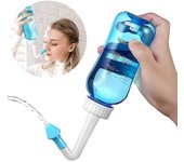 Enjuague nasal, botella de lavado de irrigación nasal de 300 ml, kit de olla Neti para adultos y niños con sal de lavado nasal 30 Pack