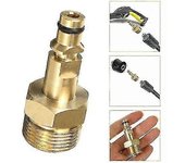 Adaptador de limpiador de alta presión M22 conector rápido de tubo de manguera para Krcher serie K