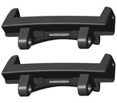1 par de conectores de correa de reloj de PC para Huami Amazfit T-Rex 3 Smartwatch Adaptador de correa de reloj de 22 mm