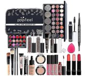 Kit de maquillaje completo para mujeres Juego de maquillaje portátil todo en uno para los ojos de la cara con pincel de maquillaje Cosméticos regal...