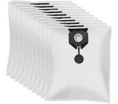 Bolsa de aspiradora de 10 piezas compatible con 2.889-154.0 Aspiradora de bolsa para (NT30/1) Nt 30/1 Ap-Tact, Te, L, M Como se muestra