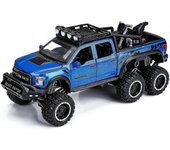 Azul Ford F-150 Raptor Pickup Truck Diecast Modelo de coche de juguete