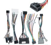 Conector de alimentación 2 Din Car Android Radio Cable Universal Cable de marcha atrás