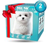 Mi cachorro de robot realista electrónico interactivo mascota perro juguete lindos regalos para niñas Blanco