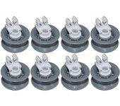 Rueda de rack de cesta superior de lavavajillas para Bosch Neff Siemens