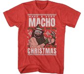 Gildan Have A Macho Christmas Faux Ugly Sweater Macho Man Randy Savage Camisa multicolor XL