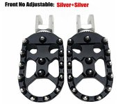 Redkid R1200gs R1250gs Reposapiés delantero y trasero Estriberas ajustables Estriberas giratorias Apoyapies para BMW R 1200gs Lc Adv R1250 Gs Adven...