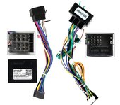 JIULUNET Marco del tablero de la radio del automóvil para Mercedes BenzE Clase W169 W211 E200 E220 Cable de alimentación del marco del panel CANBUS