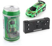 1 juego de coche de control remoto con barricadas Mini Can RC Car, regalo ideal para niños, experiencia realista Zekai Verde