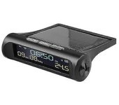 Digital Smart Car Clock Más nuevo Coche USB Calendario de carga solar Tiempo Temperatura Pantalla Led Accesorios interiores del automóvil B