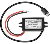 Convertidor impermeable de 12 V a 5 V 3 A, tipo C Fuente de alimentación del módulo reductor USB C CC-CC compatible con Raspberry Pi 4, teléfono mó...