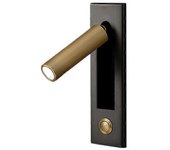 Luces de lectura, luz de pared de cabecero, luz de lectura, lámparas de pared empotradas con interruptor pulsador, para sala de estar, dormitorio O...