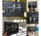 Llaveros de pared creativos, Pulp Fiction, Percha de gancho de estante de llaves Home Dcor -CDSX 2hooks