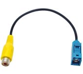 Fakra Reversible Cámara Av-in Conexión de video Adaptador de estacionamiento de cable RCA - Fakra a Cable de video RCA