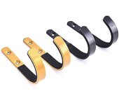 Estante de armas Rifle de almacenamiento Ganchos de escopeta Colgadores de montaje en pared para cualquier rifle Shotg J4 GOy Negro