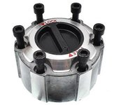 1PC Cubo de bloqueo manual 28 ranura/diente para NISSAN Pickup 1990-UP Navara D21/D22 plata