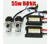 Kit de conversión de luz de xenón para automóvil DC HID 12V 55W h4 high low beam Slim Ballast Head para toyota 8000K White Blue