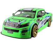 Taishh 1:10 70km/h 2.4G RC Car 4WD Doble Batería Faros LED de Alta Potencia Camión de Carreras Verde