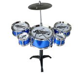 Fast Ship Best Seller Kids Drum Set - Jazz Drum Kit 5 Tambores con Baquetas Taburete de platillos Como se muestra