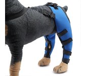 Abrazadera de corvejón para patas traseras de perro, par de envolturas de articulaciones de patas de perro caninos Abrazadera de compresión que pr...