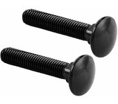 10-50 PCS M4 M5 M6 M8 M10 Tornillos de acero negro Tornillos de carro Pernos de carro Tornillos de estante Accesorios de escritorio de computadora ...