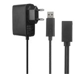 Fuente de alimentación Cargador Adaptador Cable de carga USB para X-box 360 Kinect Sensor Negro EU Plug