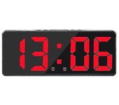 Smart Large Digital Wall Clock App Control Hora / fecha / & sonido Activar y función de cuenta regresiva Alarma de volumen y brillo continuo con Sn...