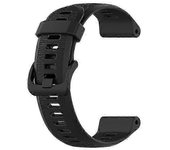 Para Garmin Forerunner 945 correa de reloj de silicona Negro