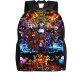 Five Nights At Freddy'S Kids Mochila Mochila Mochila Mochila Mochila Bolsa de Viaje Para Niños Niñas Adolescentes 16.1 X 11.8 X 4.5inches