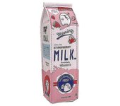 Lindo estuche de lápices Creative Milk | Funda lápice Leche de útiles escolares - Creative Pu Leather - Strawberry milk