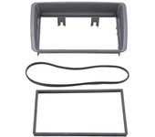 Reemplazo del marco del panel del tablero del CD del control del tablero de la radio estéreo del automóvil compatible con FIAT Panda 2003-2012 2Din
