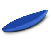 Profesional Universal Kayak Cover Canoe Boat Impermeable UV Resistente al polvo Escudo de la cubierta de almacenamiento de polvo Azul 4.5m