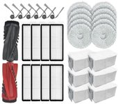 Para Qrevo Curv / P20 Pro Piezas de aspiradora Rodillo principal Cepillo lateral Hepa Filtro Hepa Paño de fregona Bolsas de polvo Acceso Como se mu...