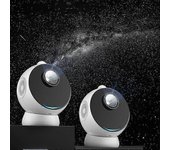 Proyector de cielo estrellado de galaxia inalámbrico de visión 3d Enfoque ultra claro Proyector de planetario de cielo estrellado Wi Proyección Blu...