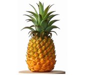 Frutas artificiales realistas Piña falsa para exhibir alto