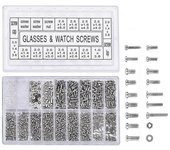 Juego de kit de reemplazo de tornillos de reparación de relojes de gafas de acero inoxidable de 1000 piezas Juego de kit de herramientas de reparac...