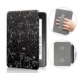 Funda de cuero PU de primera calidad compatible con Kindle de 6 pulgadas (11.ª generación, versión 2022) - Auto Sleep Wake, correa de mano Niño y á...