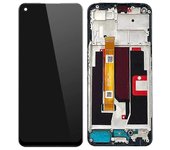 Para Oppo A74 5G / A54 5G CPH2195 Grado C Pantalla LCD y Ensamblaje de Digitalizador + Pieza de marco (sin logotipo)