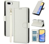 gzPuluz Funda de cuero Skin Feel para iPhone 7 Plus / 8 Plus Blanco
