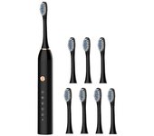 Popular cepillo de dientes eléctrico sónico de 5 marchas USB RECARGABLE BLANQUEADOR DE DIENTES TECNOLOGÍA DE CUIDADO BUCAL AVANZADA APTA PARA ADULT...