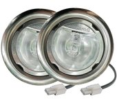 Bombilla halógena G4 de 2 piezas y 20 W Vidrio transparente de vidrio transparente debajo del gabinete Bombilla de disco Armario Escaparate Estante...