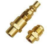 Reemplazo del adaptador de conexión rápida RV de 1/4 de pulgada para Q 100, 1000, 200, 2000, 1200, 2200 Gas portátil G Como se muestra