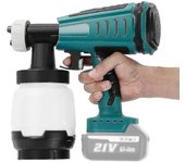 2024 Pistola rociadora de pintura de alta presión inalámbrica liviana de 1000 ml para batería Makita de 18v