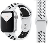 Correa oficial de Apple Watch Nike Sport Band 38 mm / 40 mm / 41 mm - Platino puro / Negro