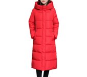 Chaqueta de invierno para mujeres chaqueta casual larga con cremallera exterior chaqueta de globo adecuada para el desgaste de reunión de amigos Ro...