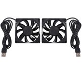 Ventilador USB de 80 mm y 5 V 80 mm 8 cm 8015 Ventilador de enfriamiento de CC sin escobillas Caja del enrutador de la computadora PC Enfriador del...