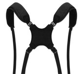 Correa de hombro de golf portátil Correa de bolsa de golf Reemplazo Hombro de confort Correa ajustable Accesorios de bolsa de golf Negro